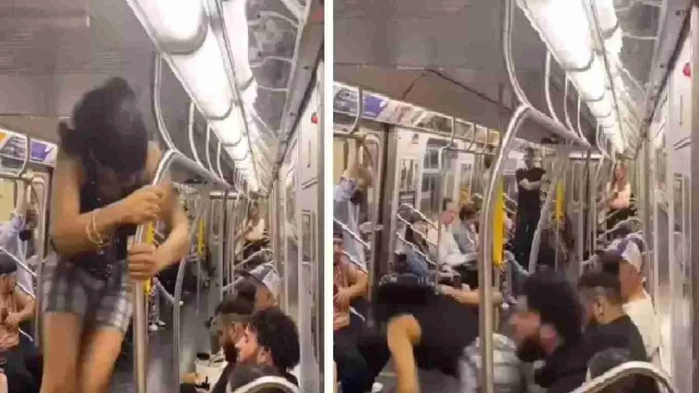 Madness: Girls Dirty Act With A Stranger Boy In Metro | WATCH