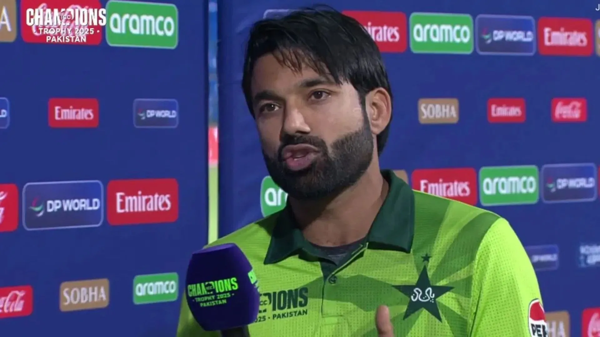 Mohammad Rizwan Blames Bowlers for Pakistan’s Defeat in Champions Trophy 2025 Opener