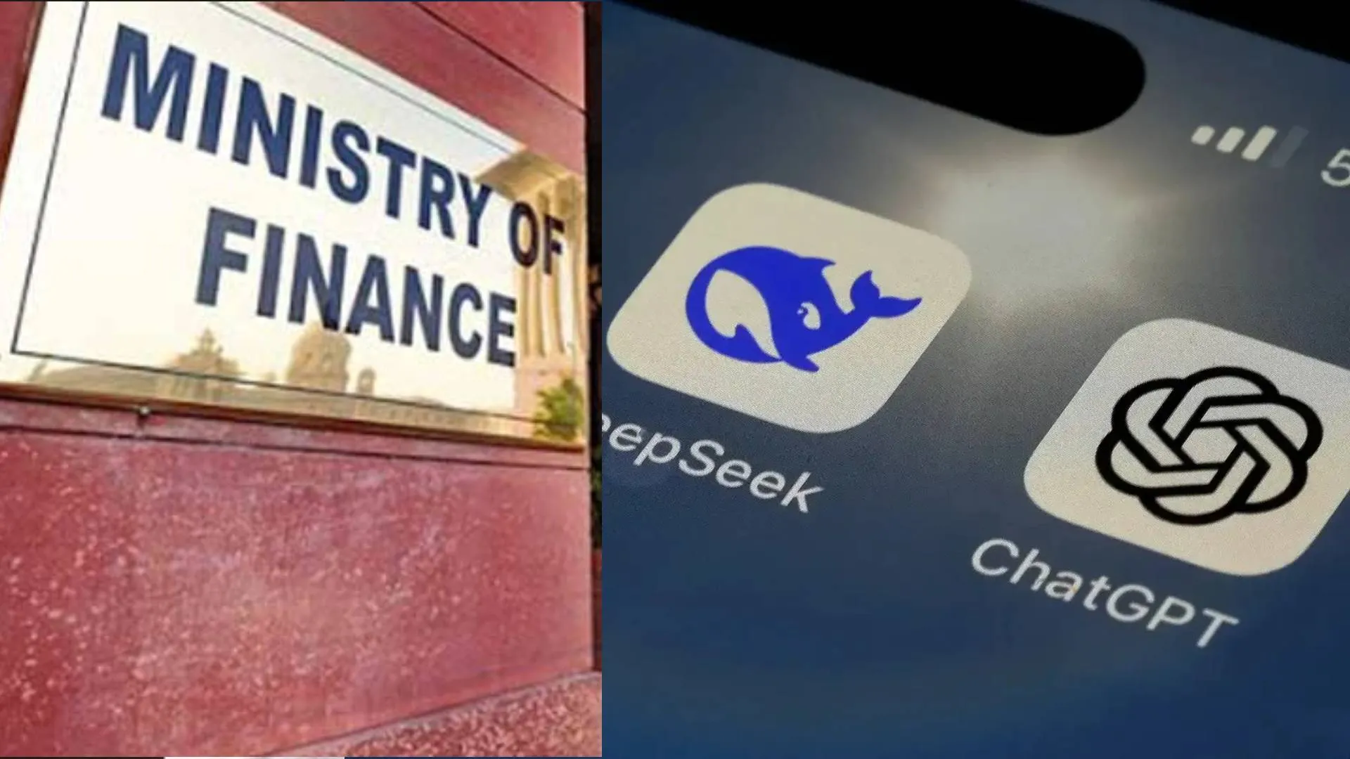 Finance Ministry Bans AI Tools Like ChatGPT and DeepSeek Over Security Concerns