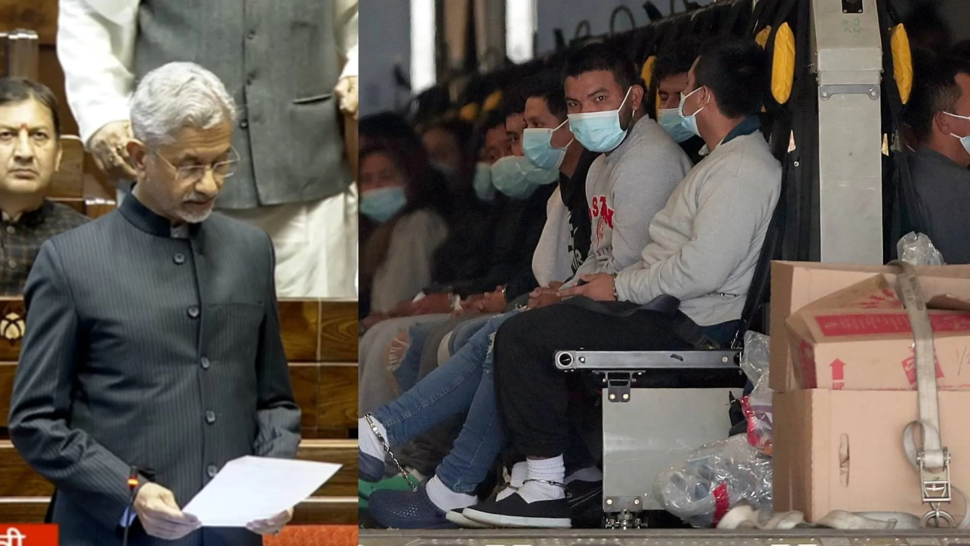 Jaishankar Assures Safety of Deportees, ‘Handcuffing Deportees US Policy’