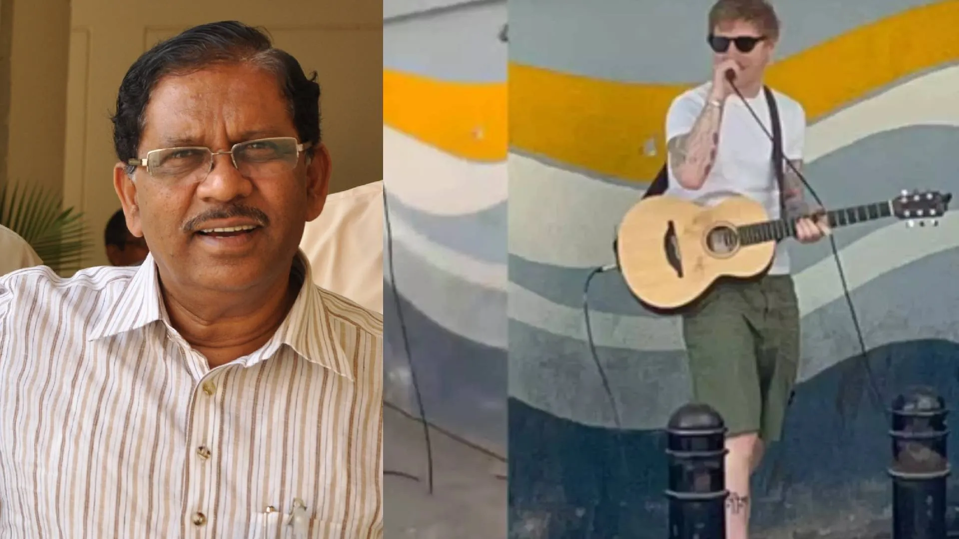 Karnataka Home Minister Explains Why Ed Sheeran Street Performance Was Halted