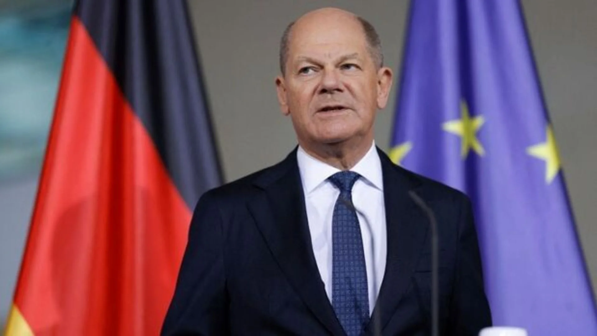 German Chancellor Scholz Asserts EU Strength To Defend Interests In Trade Talks With Trump
