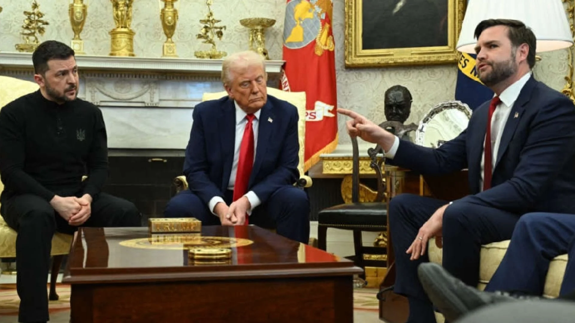 Clash In The White House: Trump, Vance And Zelenskyy In Fiery Showdown | Watch
