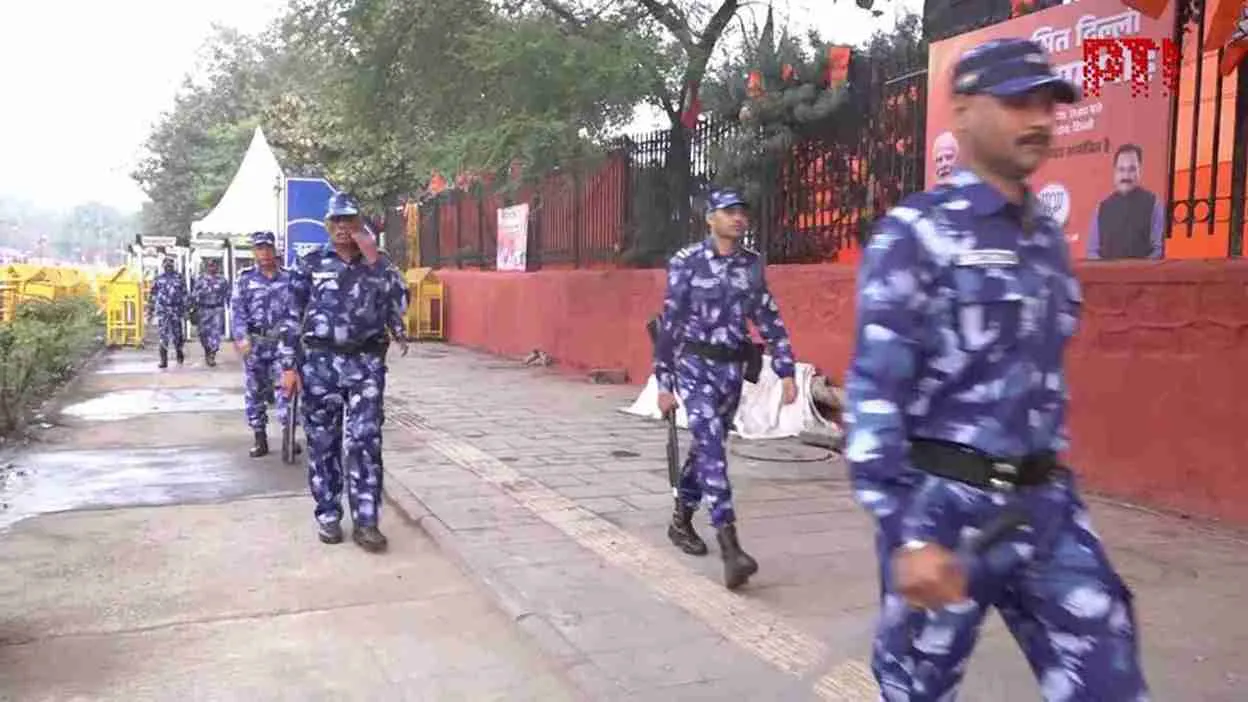 Over 25,000 Cops Deployed For Delhi Chief Minister’s Swearing-In Ceremony
