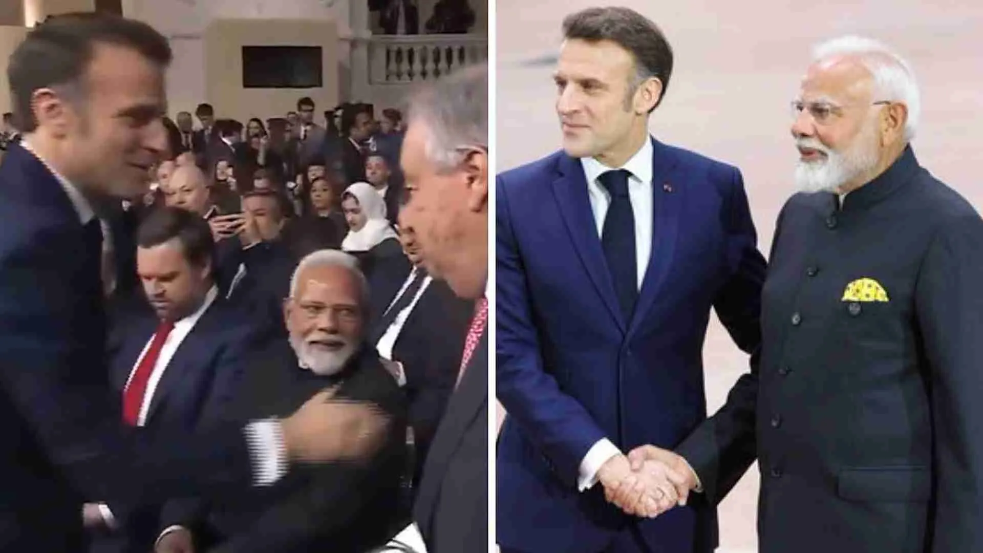 Paris Summit: Did President Macron Avoid Shaking Hands With PM Modi? | WATCH