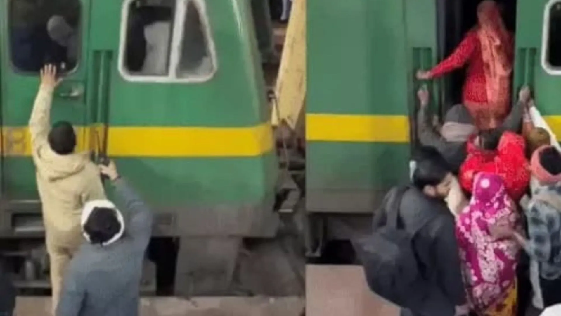Passengers Lock Themselves in Train’s Loco Cabin to Escape Mahakumbh Rush | Watch