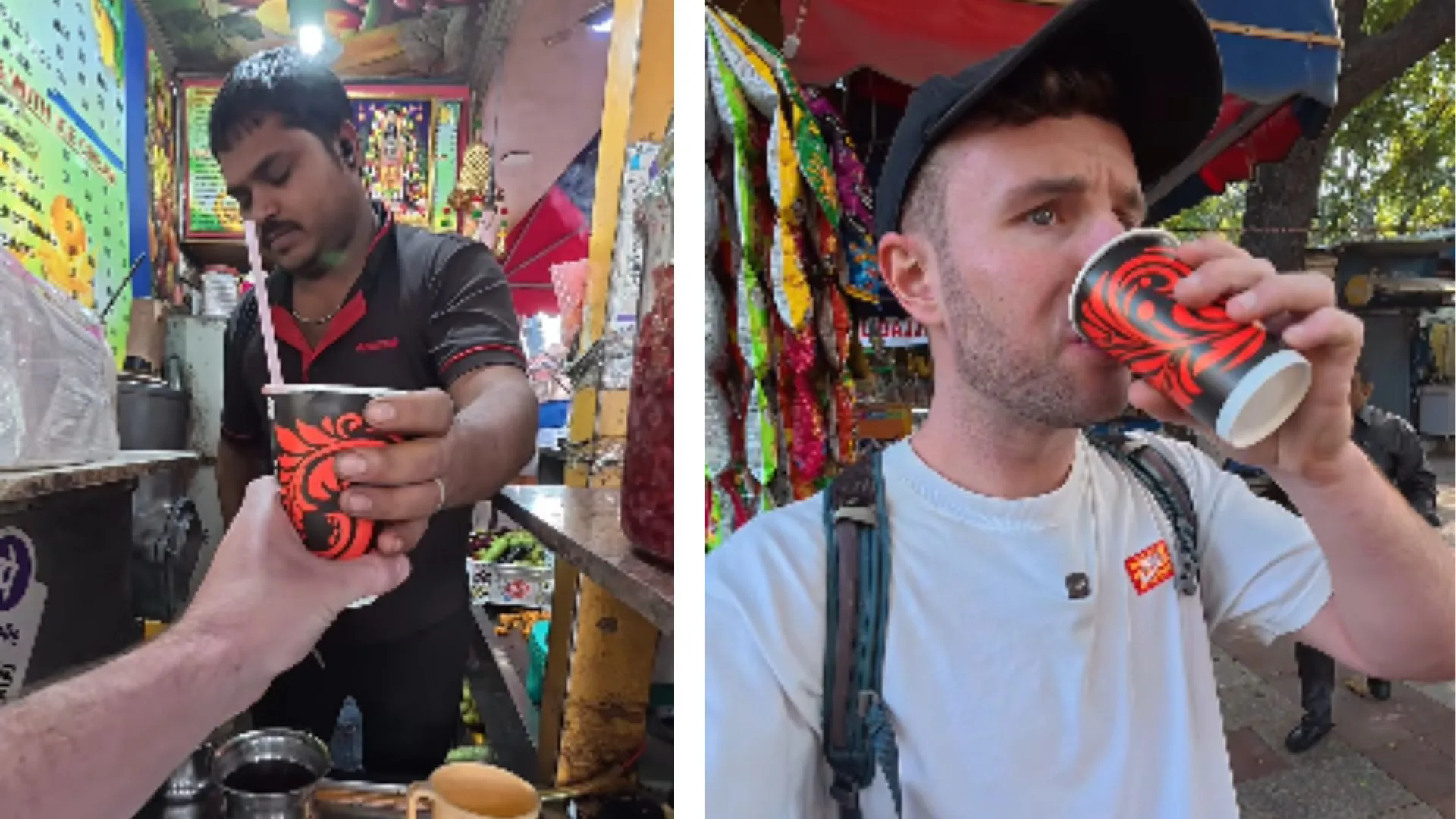 Scottish Tourist Amazed by Affordable Pomegranate Juice in Delhi | Watch