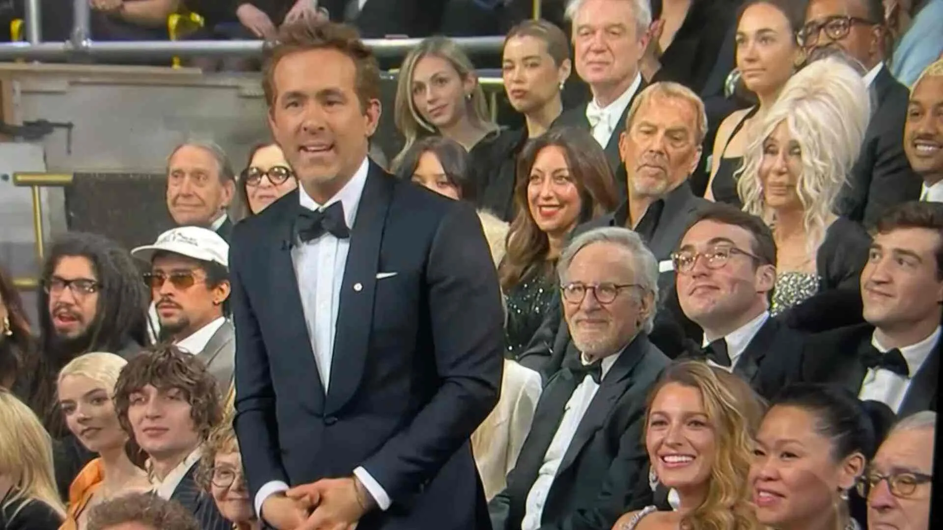 Ryan Reynolds Jokes About Justin Baldoni Feud at SNL 50, Blake Lively Shocked
