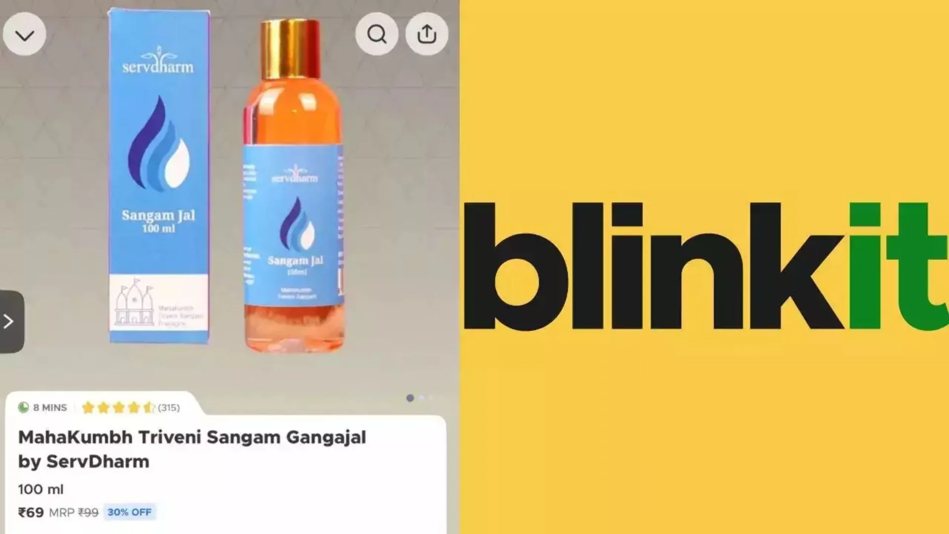 ‘Sangam Jal’ at Rs 69: Blinkit Turns Faith Into Business