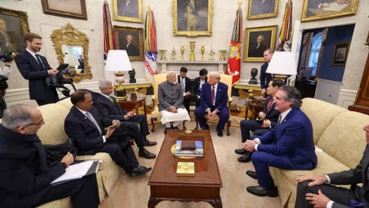 Trump Calls Modi “A Tough Negotiator” and “Great Leader” During White House Visit