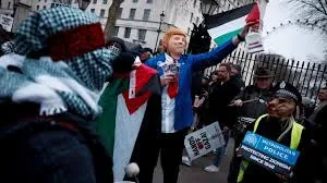Thousands Protest in UK Against Trump’s Gaza Takeover Plan