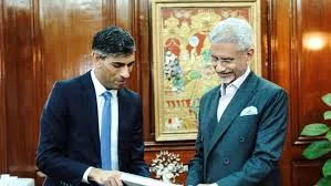 EAM Jaishankar Meets Former UK PM Rishi Sunak in Delhi