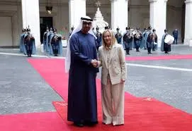 UAE President Meets Italian President in Rome to Boost Ties