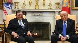 Trump Warns Japan of Tariffs, Meets PM Ishiba in Washington