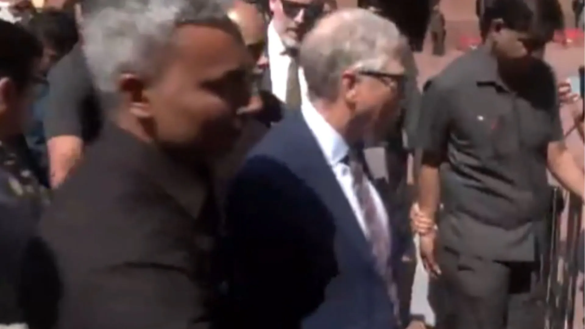 Bill Gates Visits Indian Parliament, Holds Talks with JP Nadda | Watch