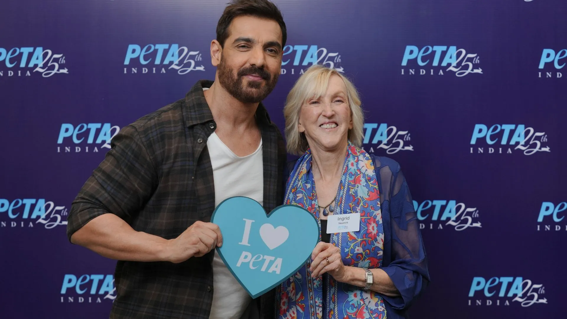 Bollywood Star John Abraham Honored as PETA India’s First Honorary Director