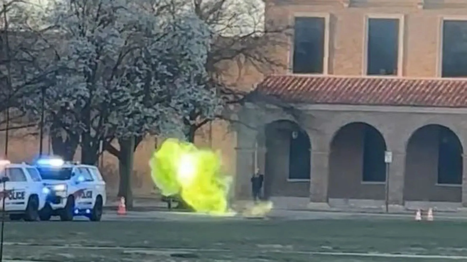 Fire Erupt from Manholes at Texas Tech in Lubbock; No Injuries Reported