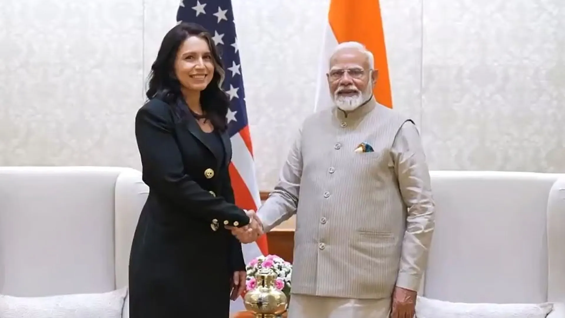 Gangajal from Mahakumbh & Tulsi: PM Modi & Tulsi Gabbard exchange Symbolic Gifts