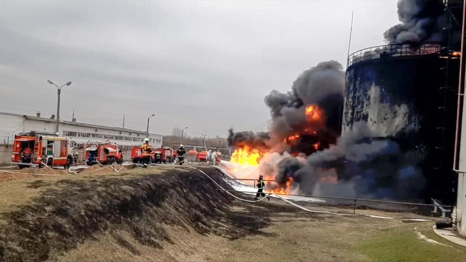 Border Blaze: Russia, Ukraine Blame Each Other For Gas Station Explosion