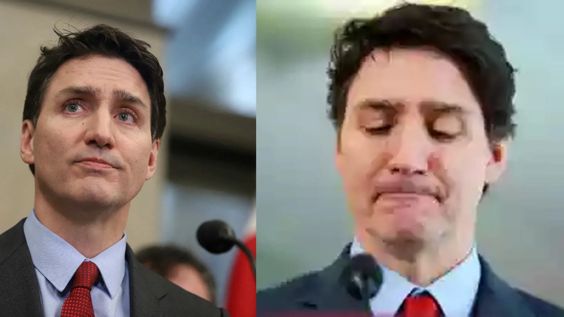 Justin Trudeau in Tears During Press Conference as Trump Trade War Looms | Watch