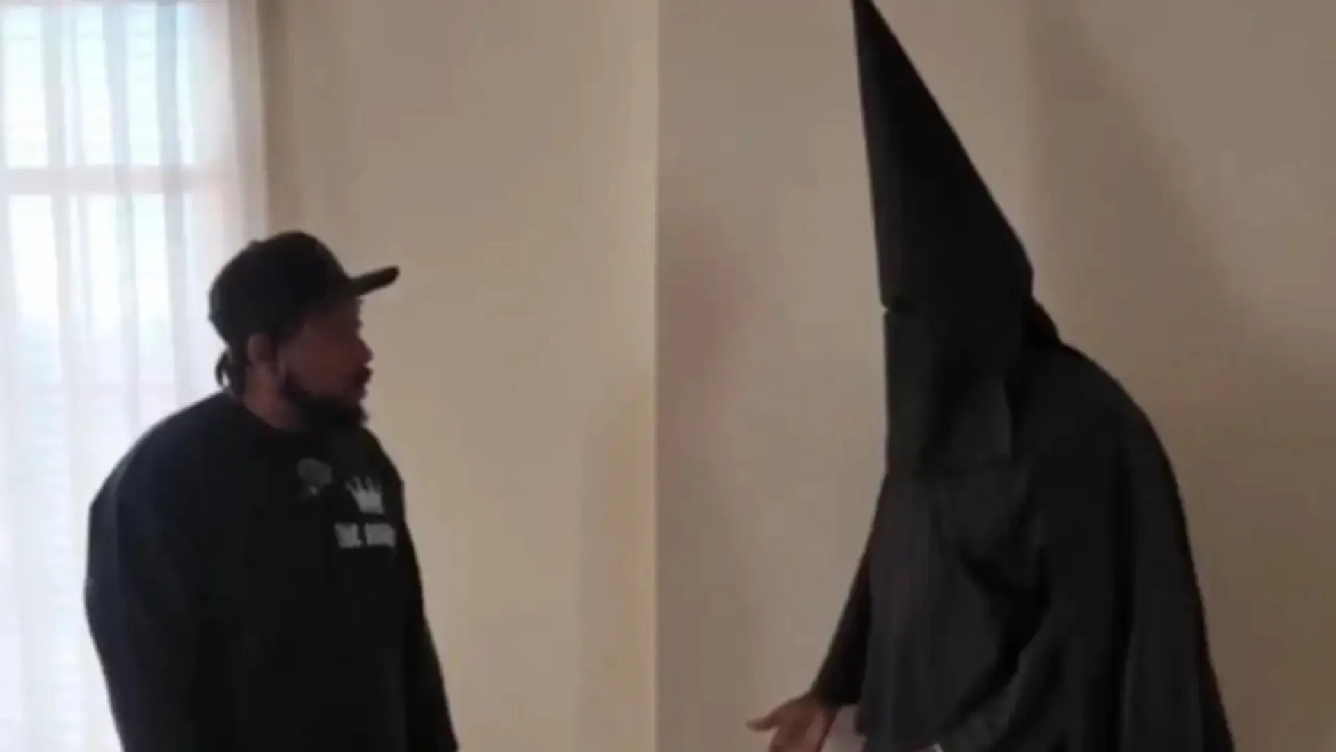 Kanye West Faces Backlash for KKK-Inspired Outfit and Swastika Necklace