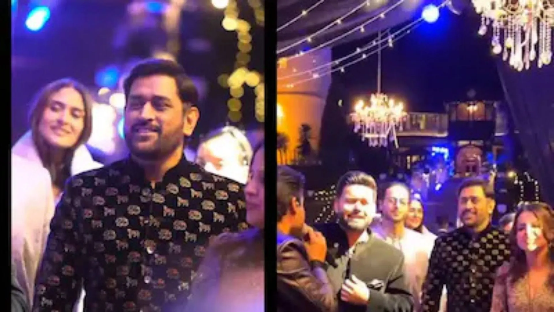 MS Dhoni Sings with Stebin Ben at Rishabh Pant’s Sister’s Wedding – Watch