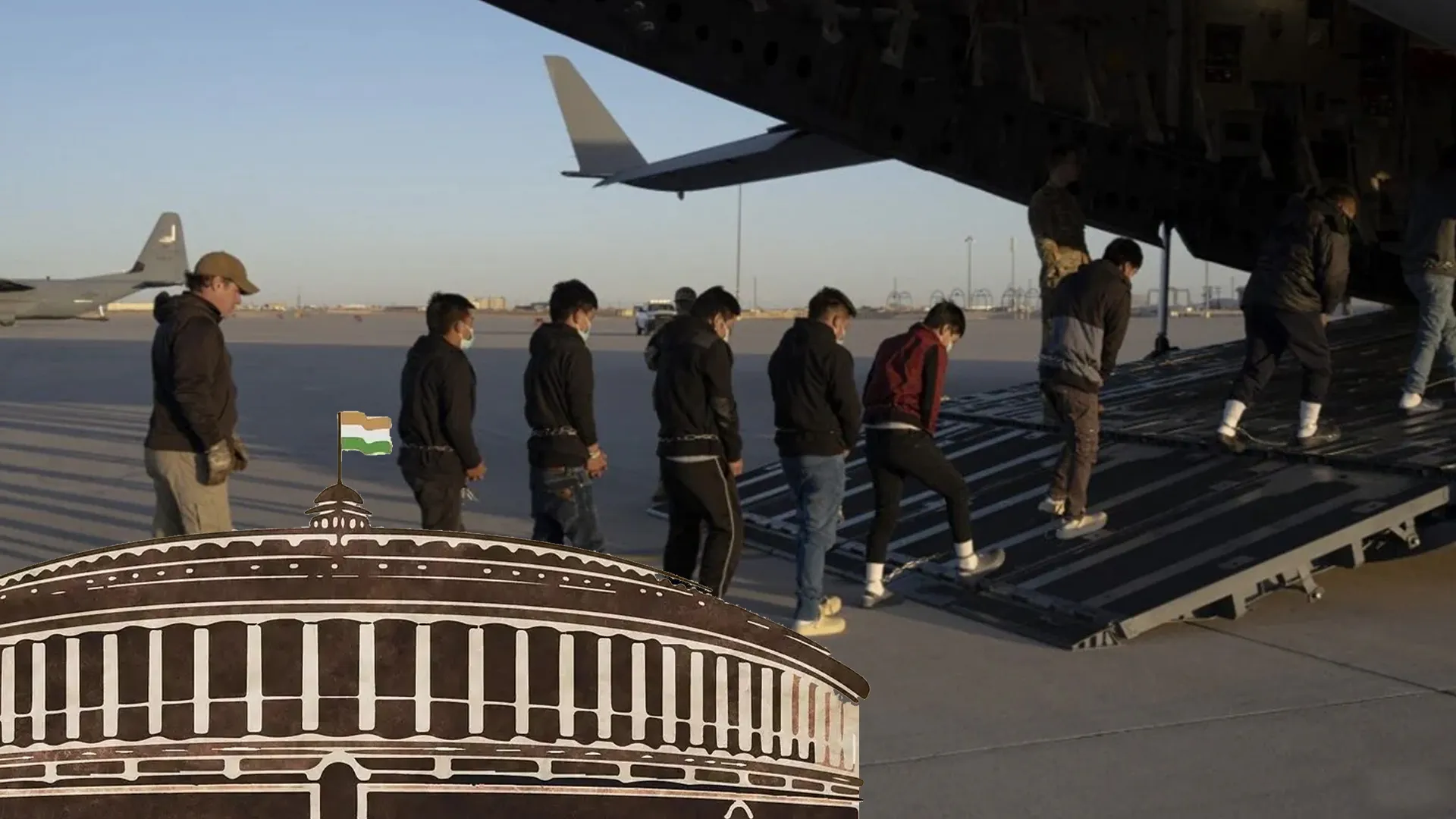 Parliament Debates Deportation Row: Govt Cites US Assurance on ‘No Women or Children Restrained’