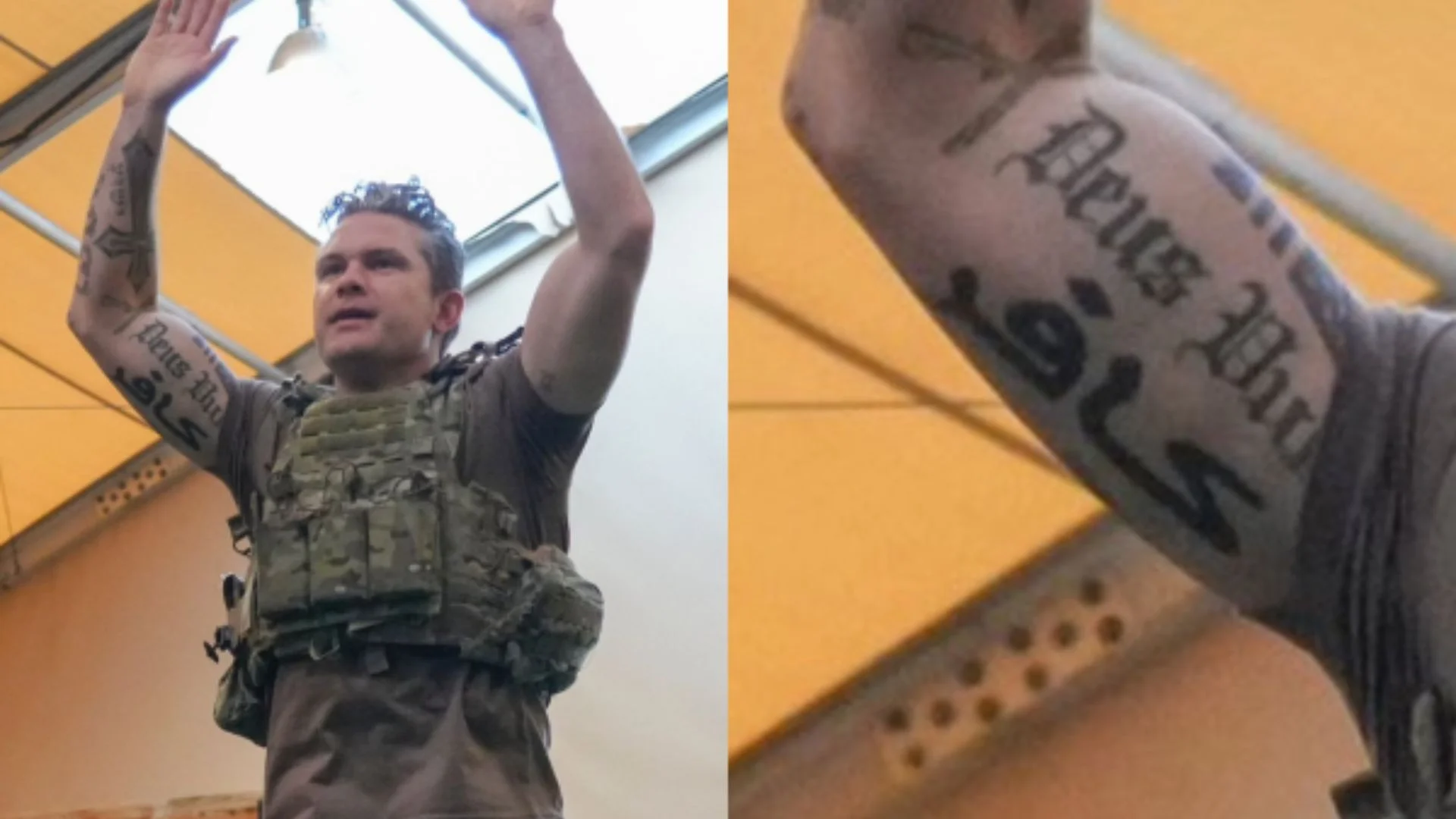 Pete Hegseth’s ‘Infidel’ Tattoo Sparks Outrage: “A Clear Symbol Of Islamophobia,” Critics Say