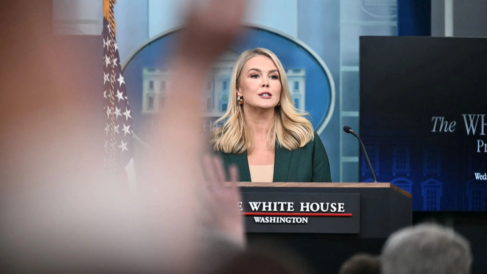 “No One’s Fired… Yet”, White House Press Sec Evades Fallout From Signal Leak Scandal