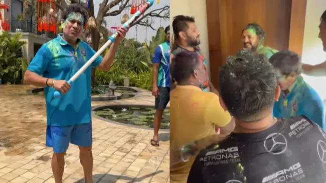 Sachin Tendulkar’s Holi Prank on Yuvraj Singh Goes Viral