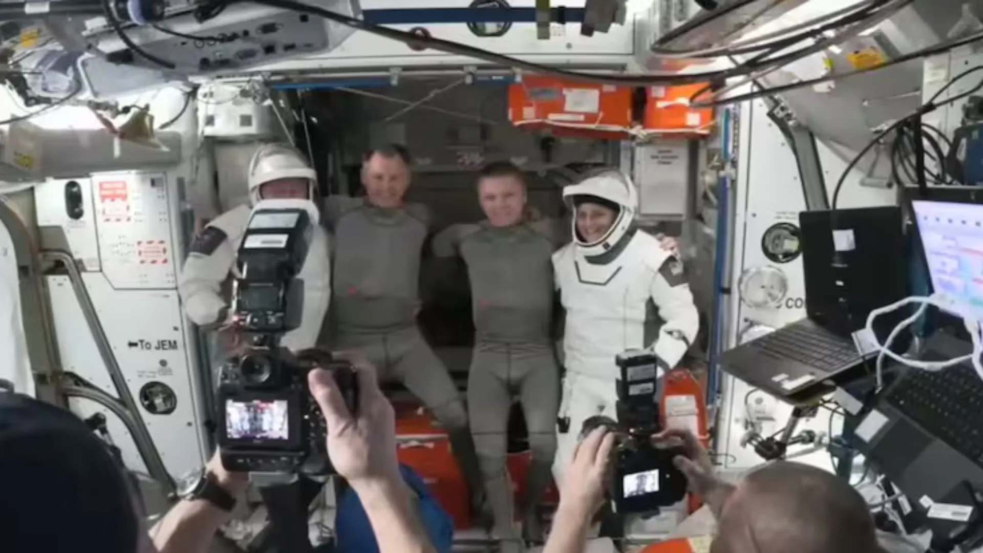 Sunita Williams Captures Final Moments at Space Station Before Departing for Earth