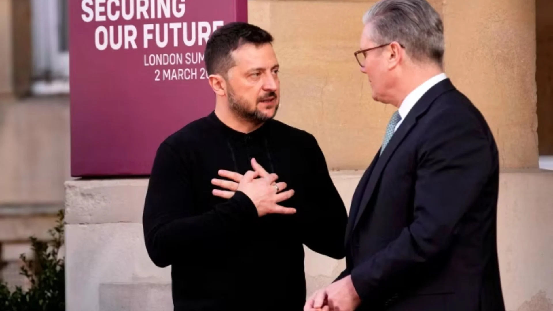 Zelenskyy And European Leaders Arrived At Lancaster House For Ukraine Summit