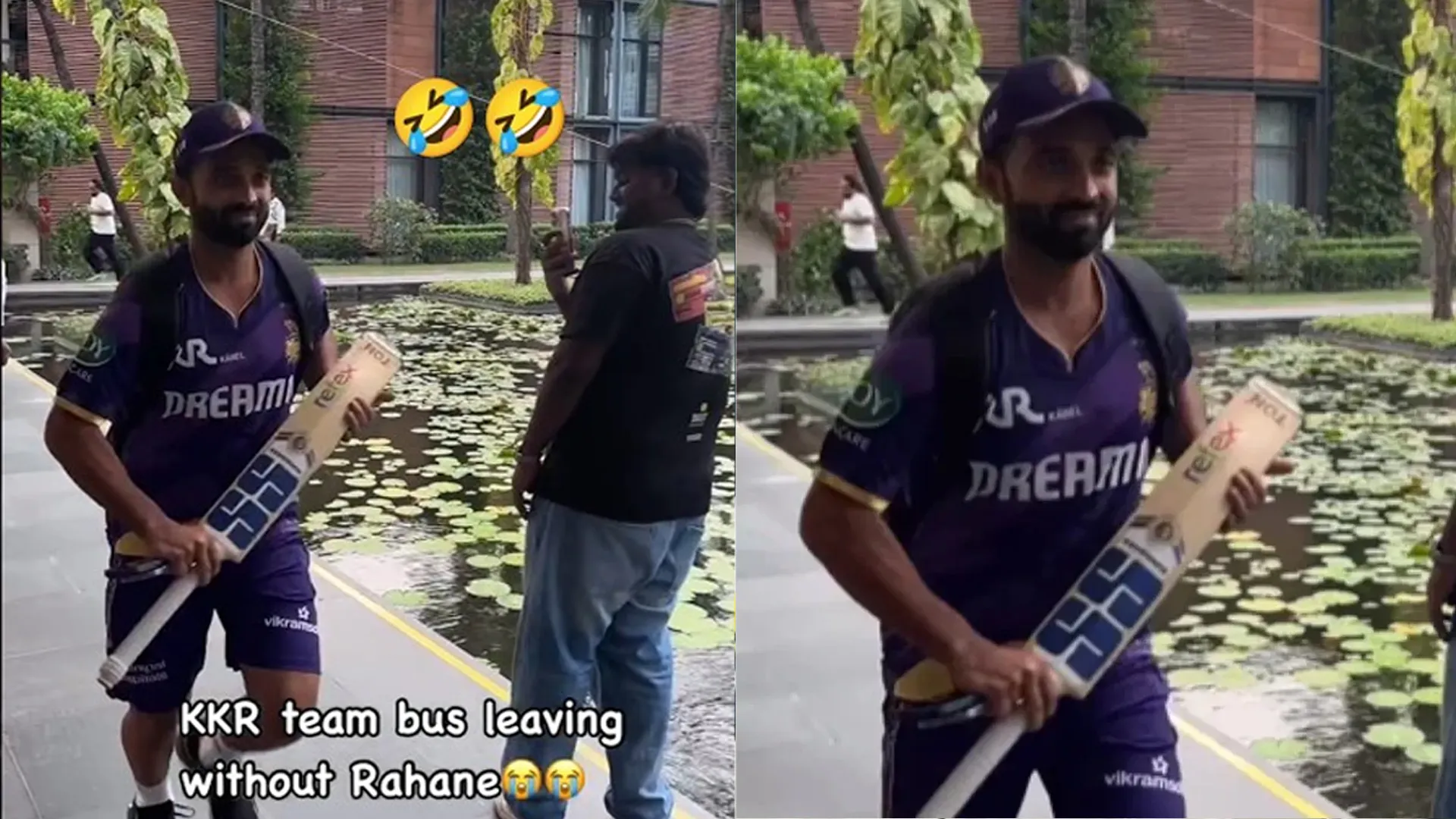 Unbelievable! KKR Bus Leaves Without Rahane—Was It a Prank or a Blunder? | Watch