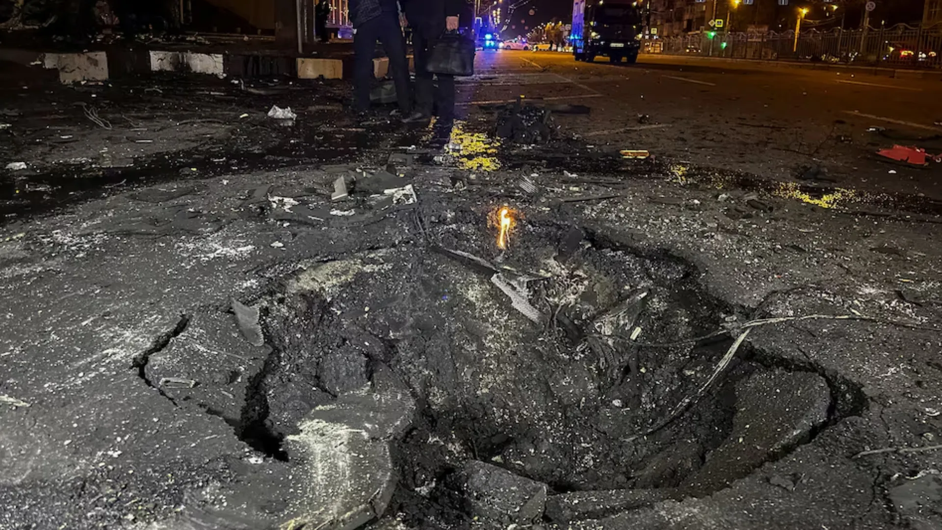 Russian Drone Attack on Kharkiv Kills 2, Injures 35