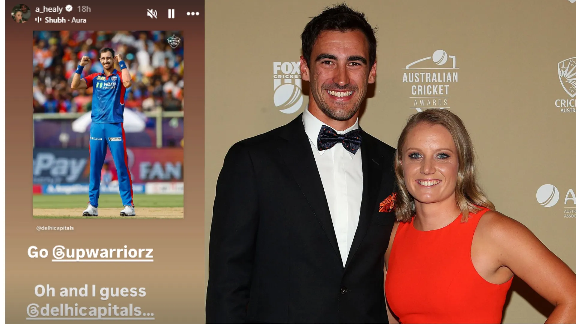 Alyssa Healy Reacts to Mitchell Starc’s 5-Wicket Haul in IPL 2025
