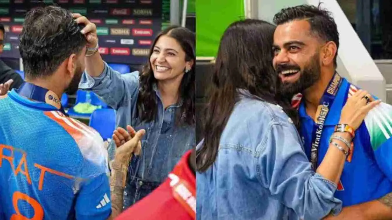 Virat Kohli’s Rapid Hug With Anushka Sharma Ignites Social Media Post-Victory | WATCH