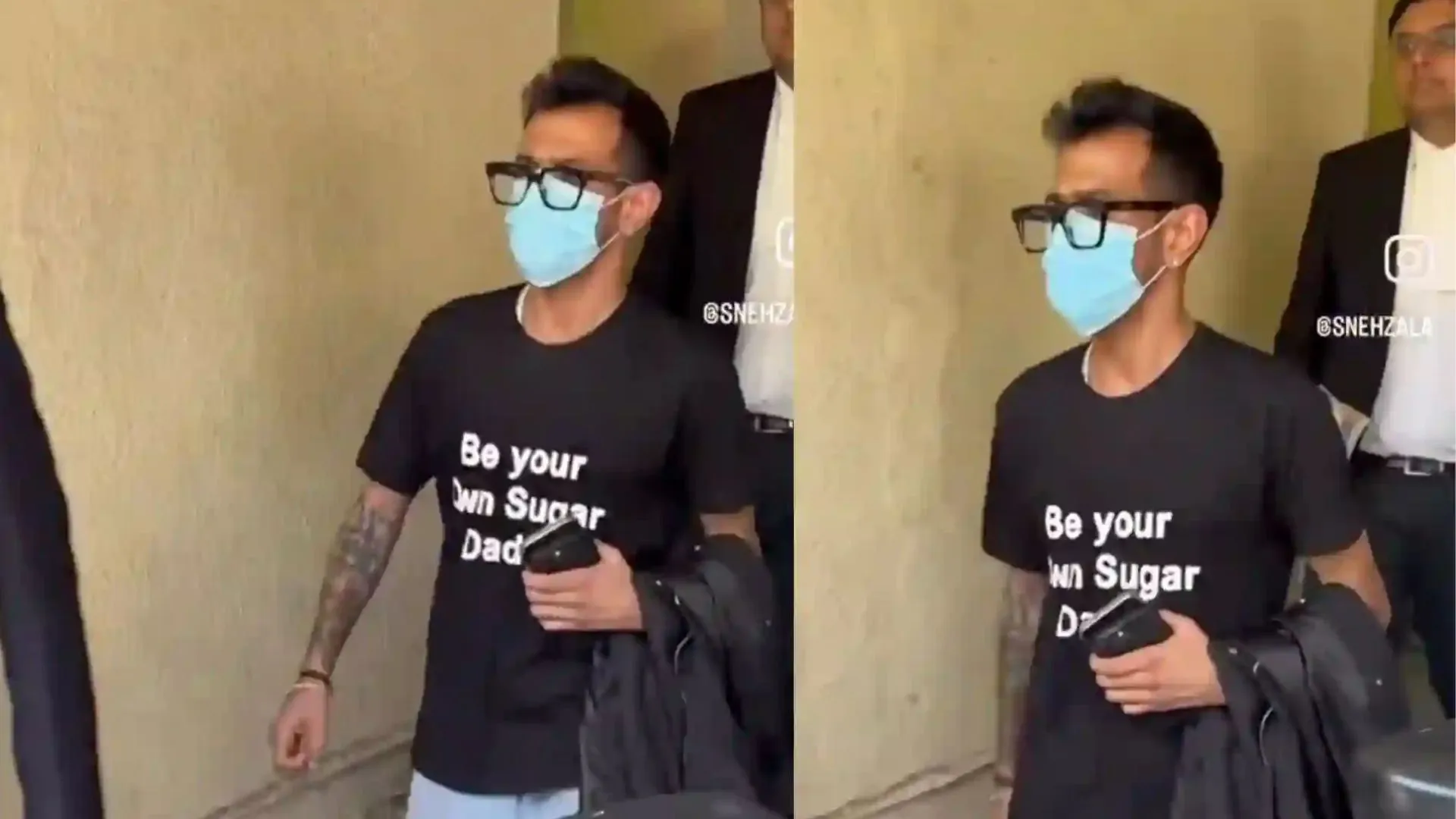 Yuzvendra Chahal Wears ‘Be Your Own Sugar Daddy’ T-shirt During Divorce Hearing | WATCH