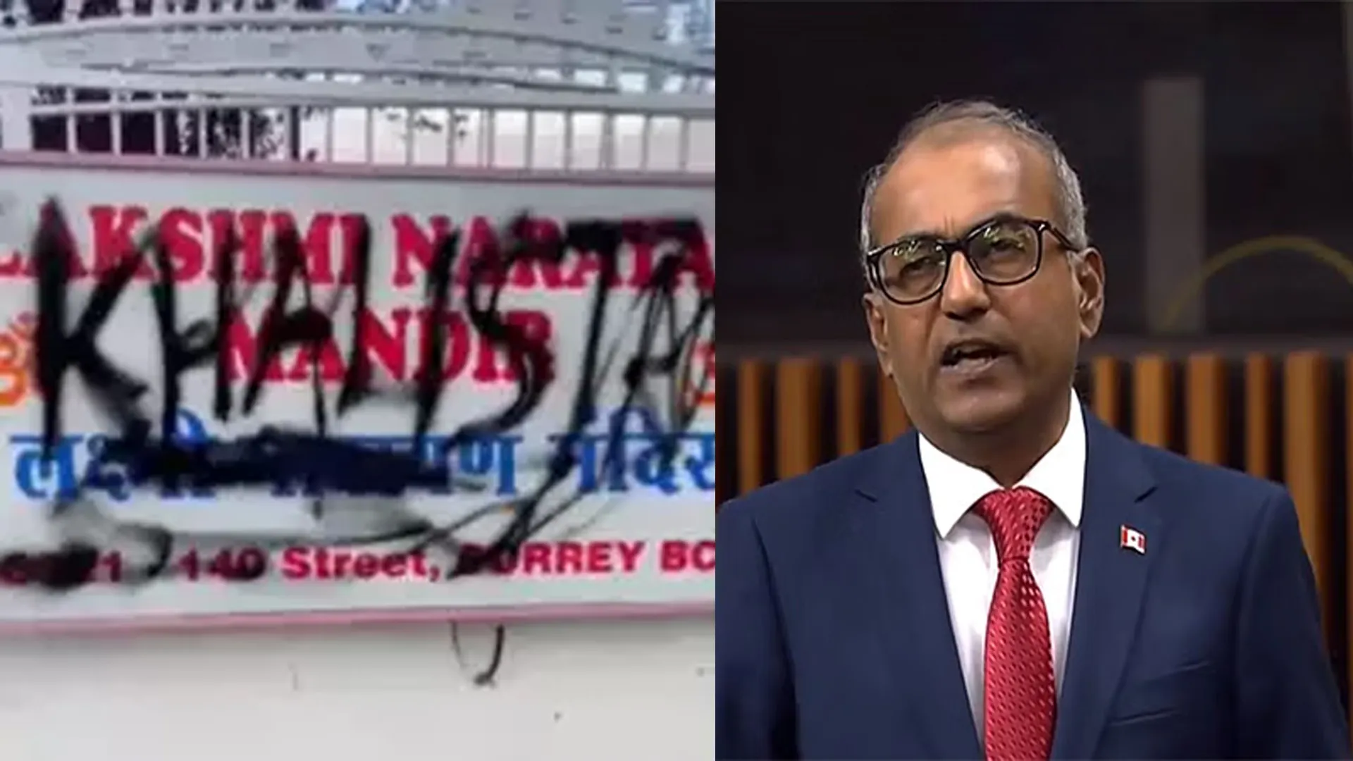After Temple Attack, Canadian MP Chandra Arya Rallies Hindu-Sikh Unity Against Extremism