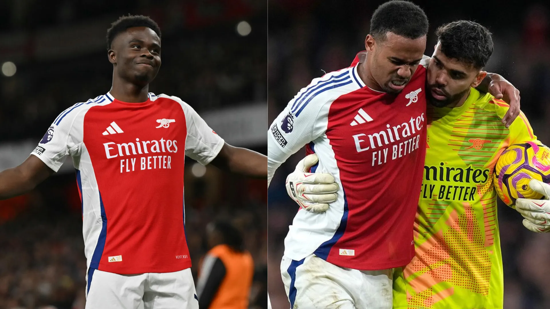 Arsenal Beat Fulham 2-1 as Saka Scores, Gabriel Limps Off
