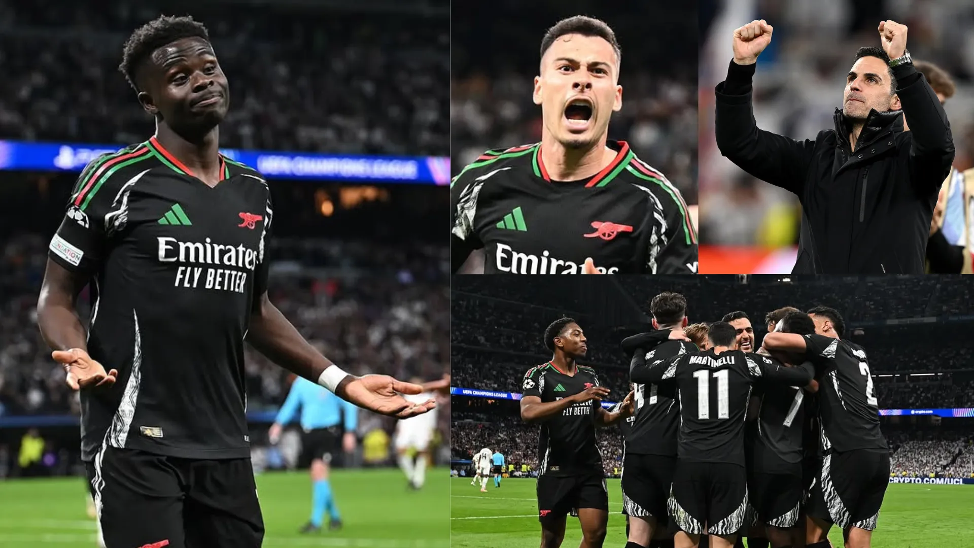 Arsenal Knock Out Real Madrid with 2-1 Win, 5-1 on Aggregate