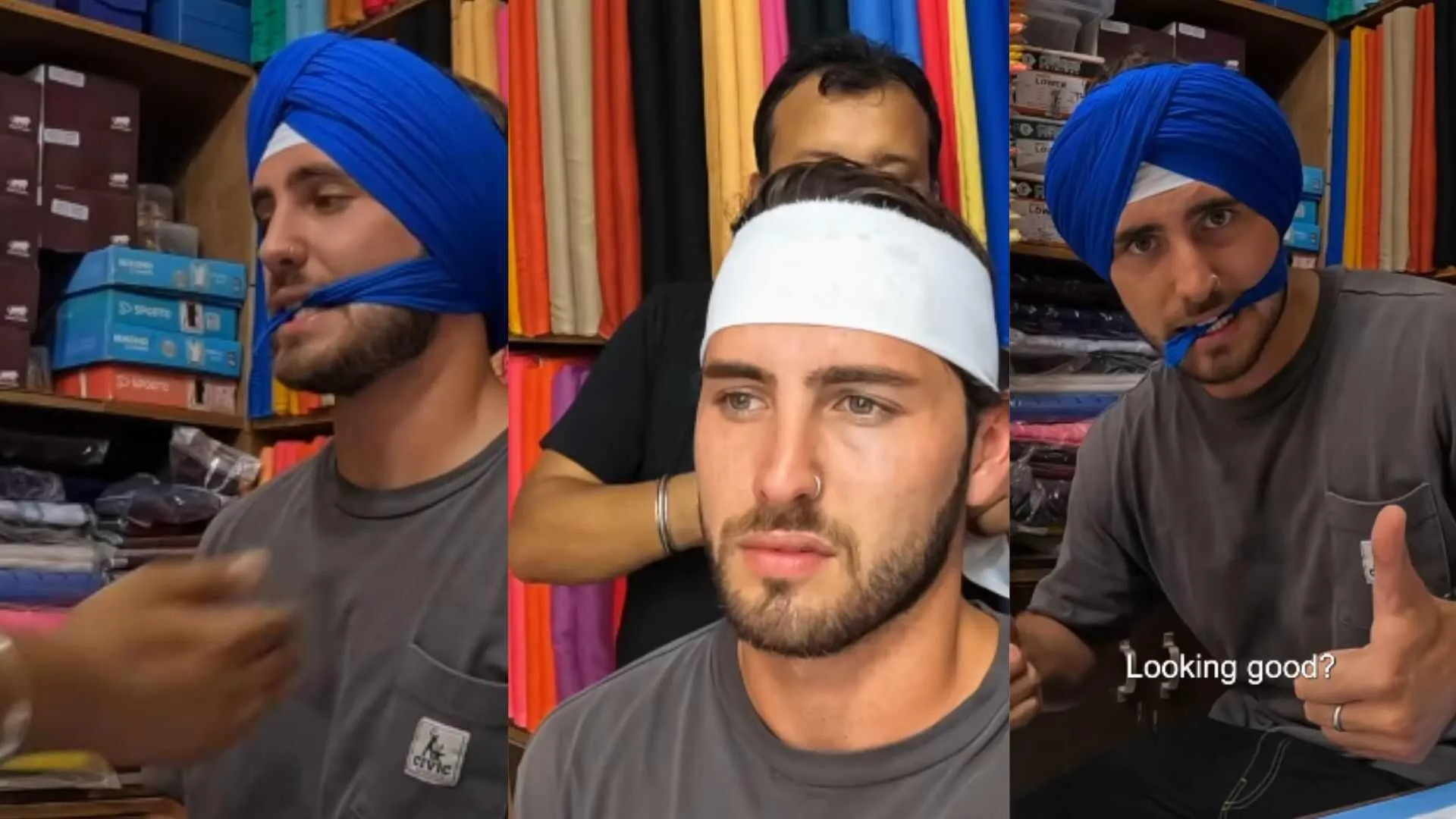 Aussie Vlogger Ties Turban in Punjab, Shopkeeper’s Advice Goes Viral | WATCH