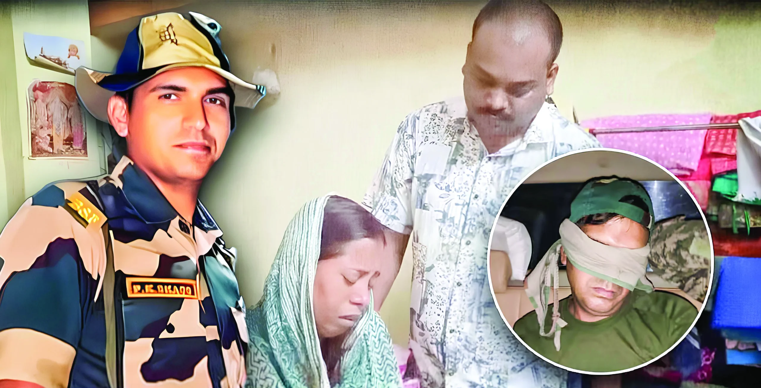 Family of BSF jawan prays for his safe return from Pak custody