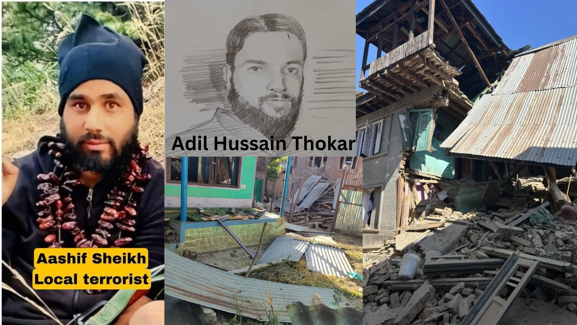 Blast Destroys Homes of Two LeT Terrorists Believed to Be Linked to Pahalgam Attack | Watch
