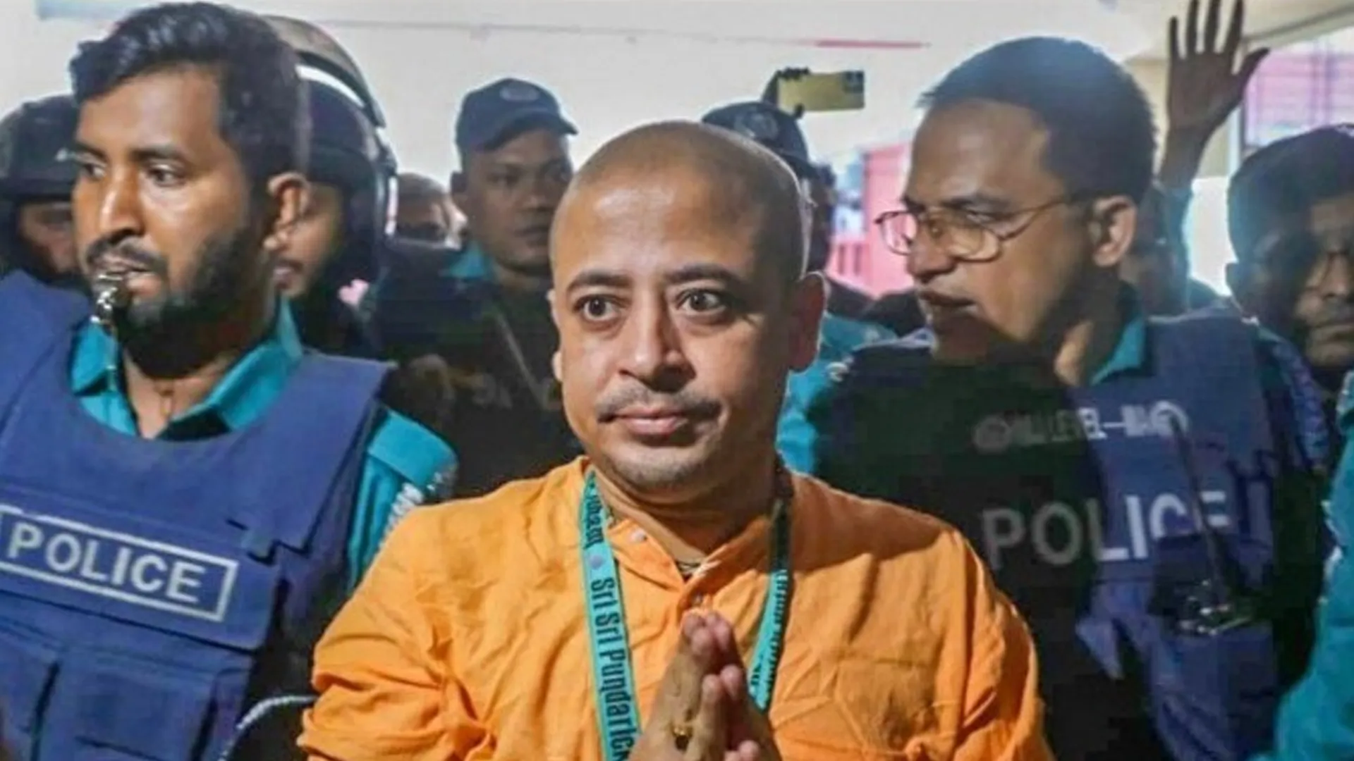 Chinmoy Krishna Das, Ex-ISKCON Priest, Gets Bail in Bangladesh Sedition Case