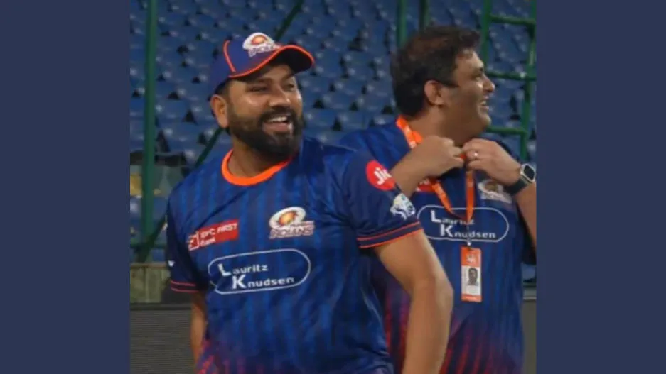 Dust Storm Halts MI Practice in Delhi, Rohit’s Humor Goes Viral