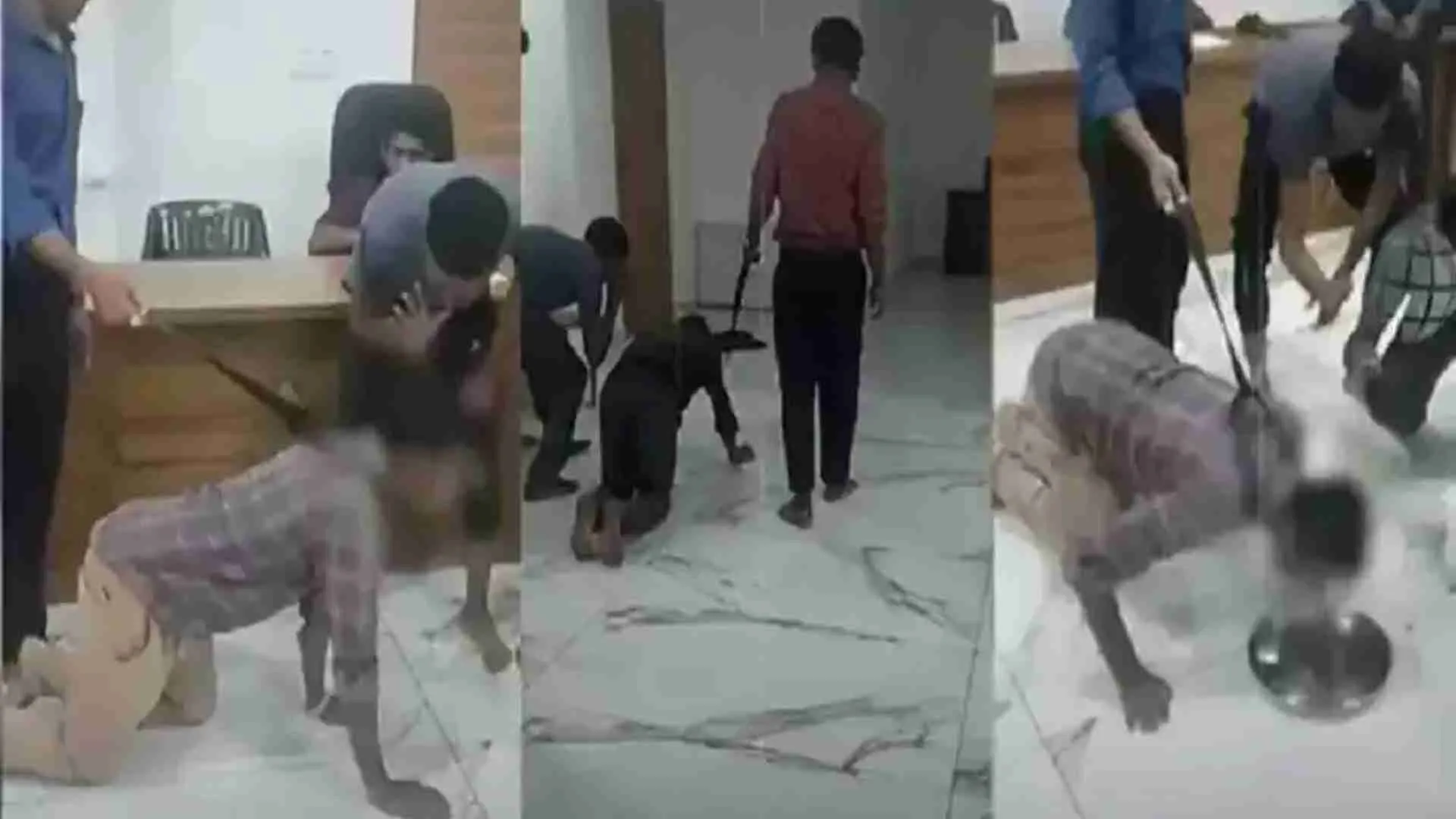Employees Tied With Belts, Forced To Hold Each Other’s Private Parts And Urinate Like Dogs | WATCH
