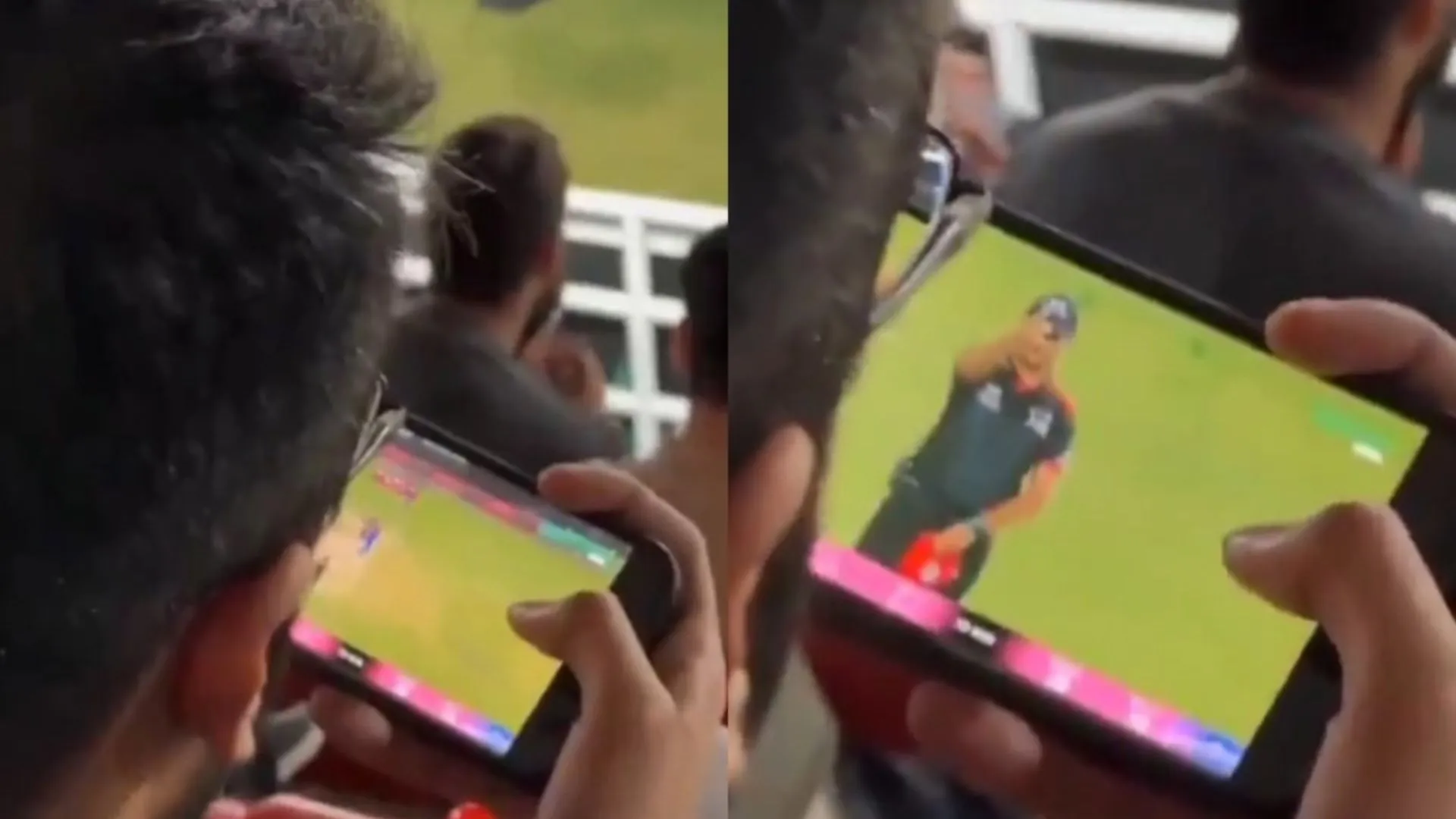 IPL vs PSL: Fan Caught Streaming Rival League During Live Game | VIDEO