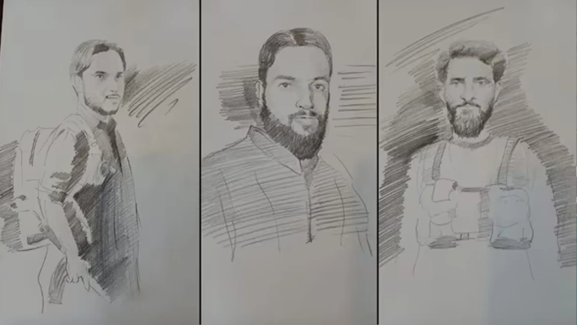 Pahalgam Terror Attack: First Sketches of 3 Suspects Released as Hunt Intensifies