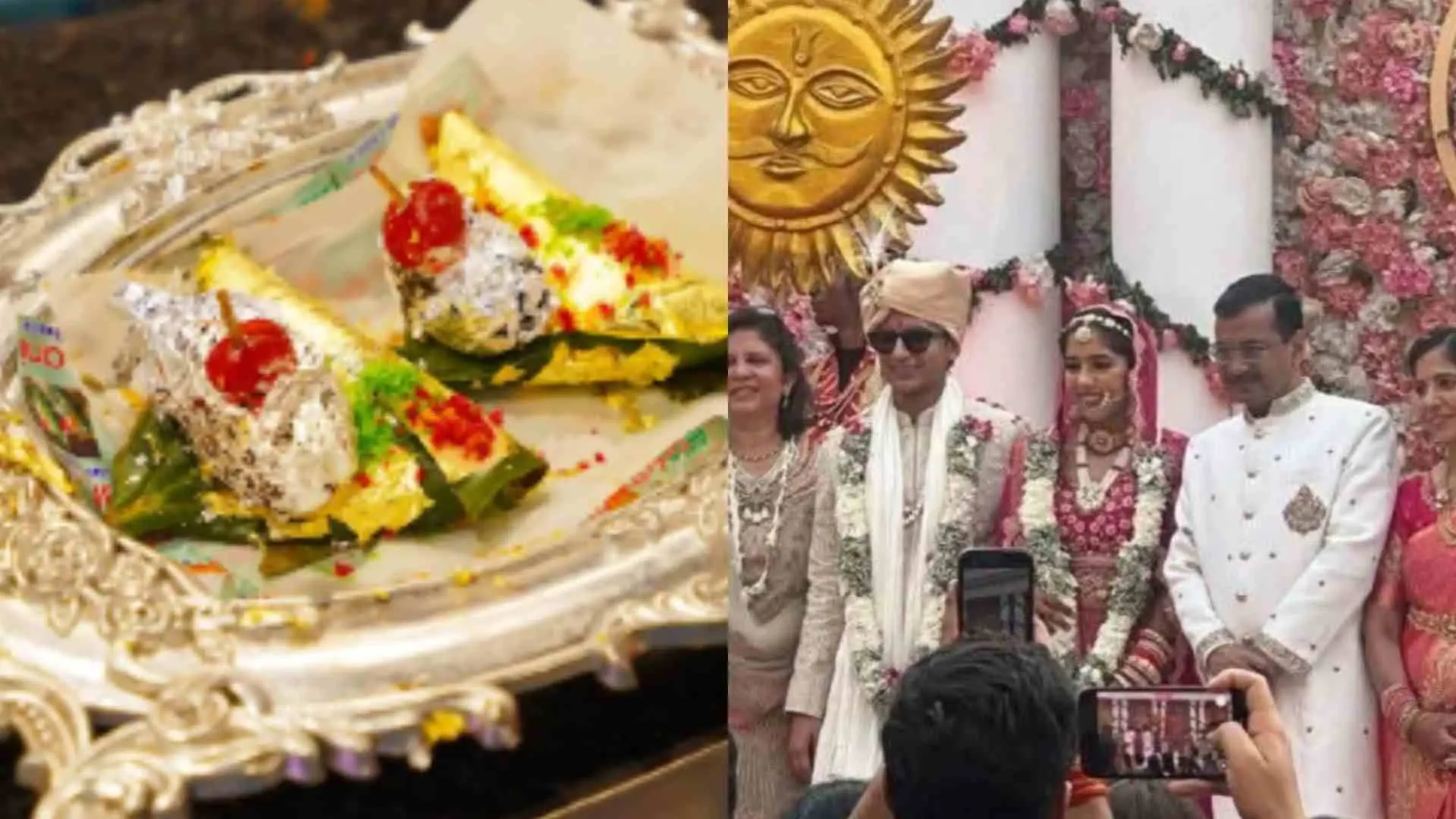 Arvind Kejriwal’s Daughter’s Wedding: Gold-Leaf Paan Steals the Show at the Lavish Event | WATCH