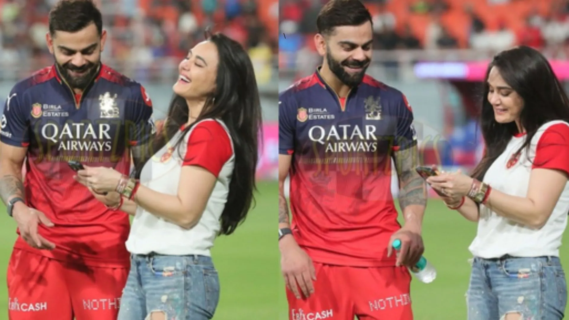 IPL Win Moment: Kohli Shows Kids’ Pics to Preity Zinta